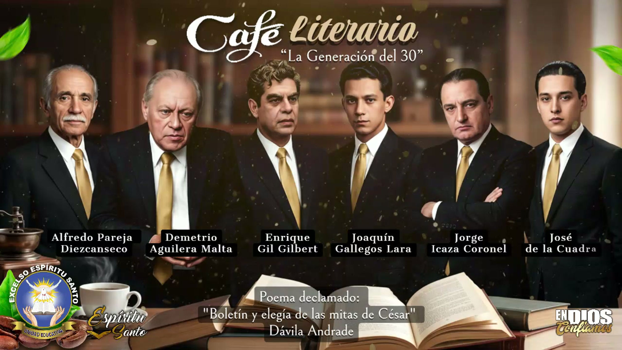 CAFÉ LITERARIO UEEES 2026 ESCRITORES